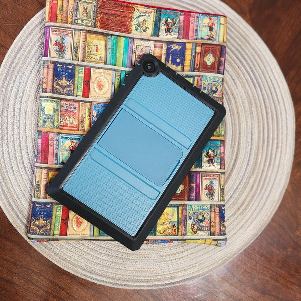 Book Shelf E-Reader Sleeve, E-Reader Pouch, E-Reader Protector, Book Sleeve
