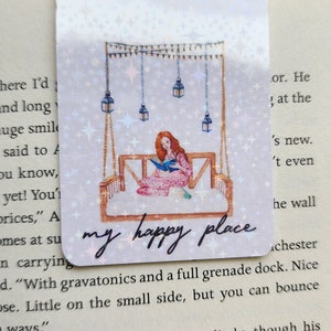 My Happy Place Magnetic Bookmark