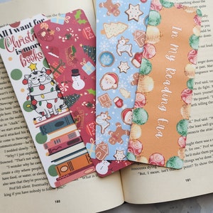 Fun Christmas Themed Bookmarks