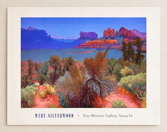 Southwestern Desert Landscape Poster: High Desert by Mary Silverwood