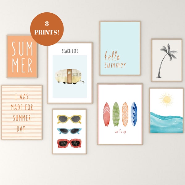 Summer Wall Art - Etsy
