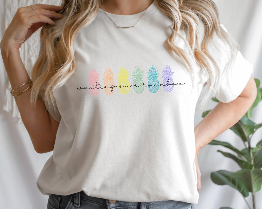 IVF Rainbow Pineapple Infertility Shirt IVF Transfer Day Etsy
