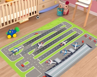 Tappeto per pista, Tappeto per aeroporto, Tappeto per aereo passeggeri, Tappeto per compagnia aerea, Tappeto per pista di volo, Tappeti per soggiorno, Tappeto per area, Tappeto antiscivolo, Tappeto per camera dei bambini