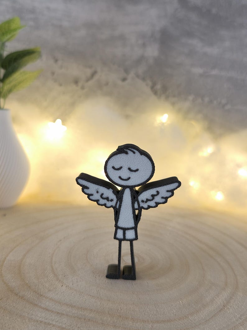 3D gedruckter Schutzengel Junge