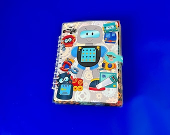 Roboter, Laminiertes Buch, Kreativbuch