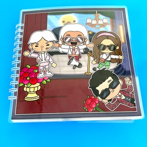 Kids Busy Book: Toca Mansion Paper Dolls, Roleplay Activity