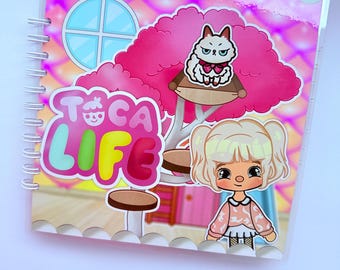 Toca Boca Life Busy Book, Roleplay Dollhouse Activity Book, Kids Gift