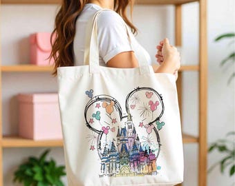 Personalized Tote Bag - My first Trip Tote Bag - Thanksgiving Tote Bag - Unique Gifts - Perfect Gift For Christmas - Girls Tote Bag