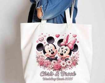 Customized Tote Bag - Friends Tote Bag - Name Tote - Wedding Welcome Tote - The Bach Club Tote Bag - Perfect Gift For Couples - Gift For Him