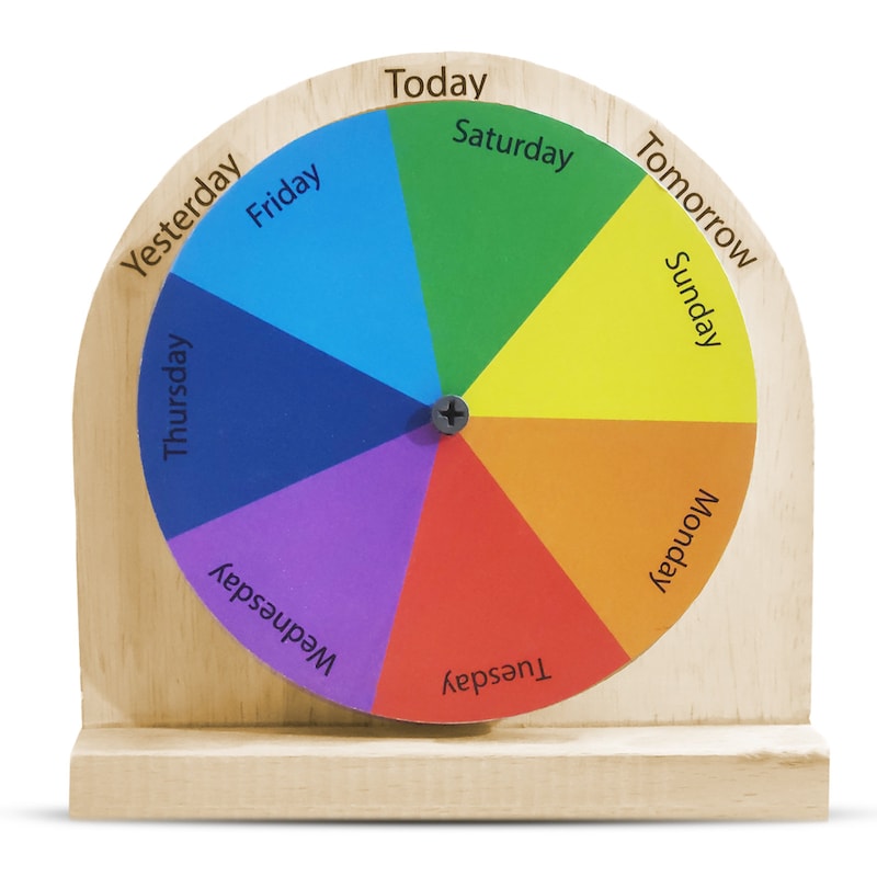 Wooden Wall Calendar Wheel Etsy