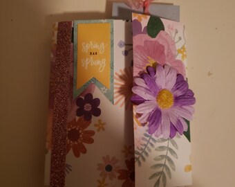 Spring card folio