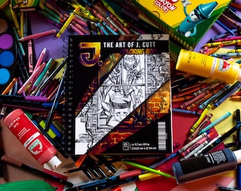 Movie & Game Fan Art Coloring Book - The Art of J. Cutt