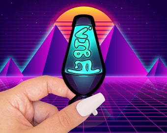 Lava lamp vibes Sticker, The Cali vibes sticker, California vibe sticker, Wacky laptop sticker, Tumbler Sticker