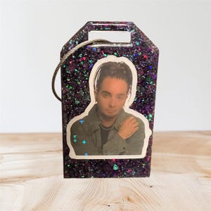 Nsync Glitter Acrylic Luggage tag