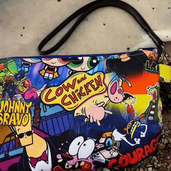 90s cartoon Wristlet