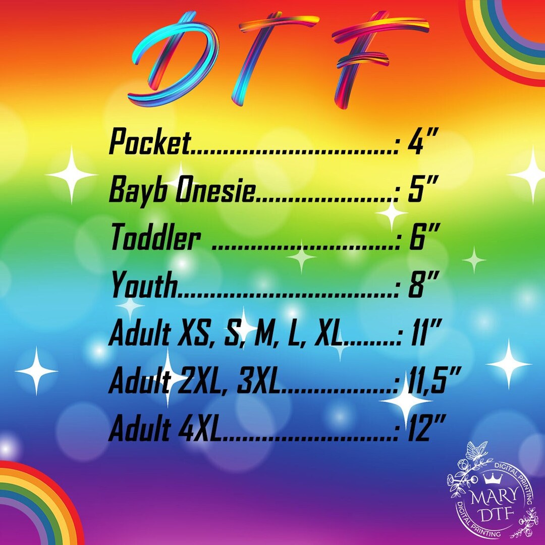 Custom Dtf Gang Sheet, Hot Peel Dtf Transfer, Ready for Press, Dtf ...