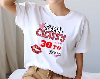 30th Birthday Shirt, Custom Birthday Shirt, Birthday Girl Shirt, Birthday Shirt, Birthday Tshirt, Happy Birthday Shirt, Girls Birthday Shirt