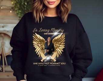 Custom Sweatshirt, in loving memory, Custom Photo Sweatshirt, Personalized Sweatshirt, Rest in Peace Shirt, In Loving Memory Sweatshirt