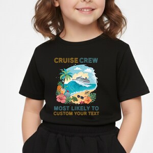 Cruise 2026 Matching Group Vacation Shirts: Tropical Beach Design afbeelding 9