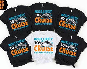 Funny Cruise Group T-Shirt: Tropical Sunglasses Design, Customizable
