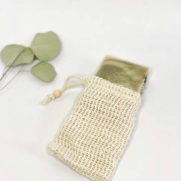 Natural Sisal Soap Pouch