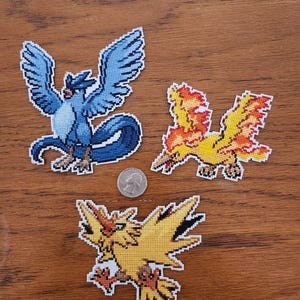 Pokemon Cross-Stitch Patches (142-151)