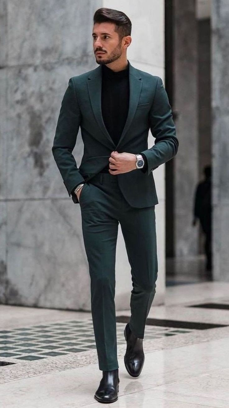 Suit Premium Two Piece Mens Suit for Wedding Engagement Etsy