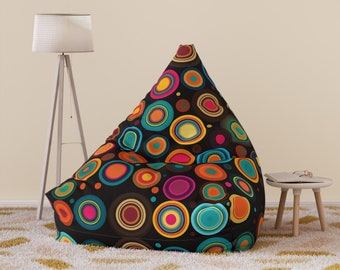 Pouf poire rétro, Pouf pour enfants, Jeux d'intérieur, Poufs pour filles et garçons, Chambre d'enfants, Salon, dortoir, Pouf en peluche