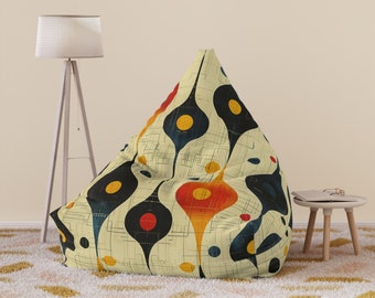 Pouf poire rétro, Pouf pour enfants, Jeux d'intérieur, Poufs pour filles et garçons, Chambre d'enfants, Salon, dortoir, Pouf en peluche