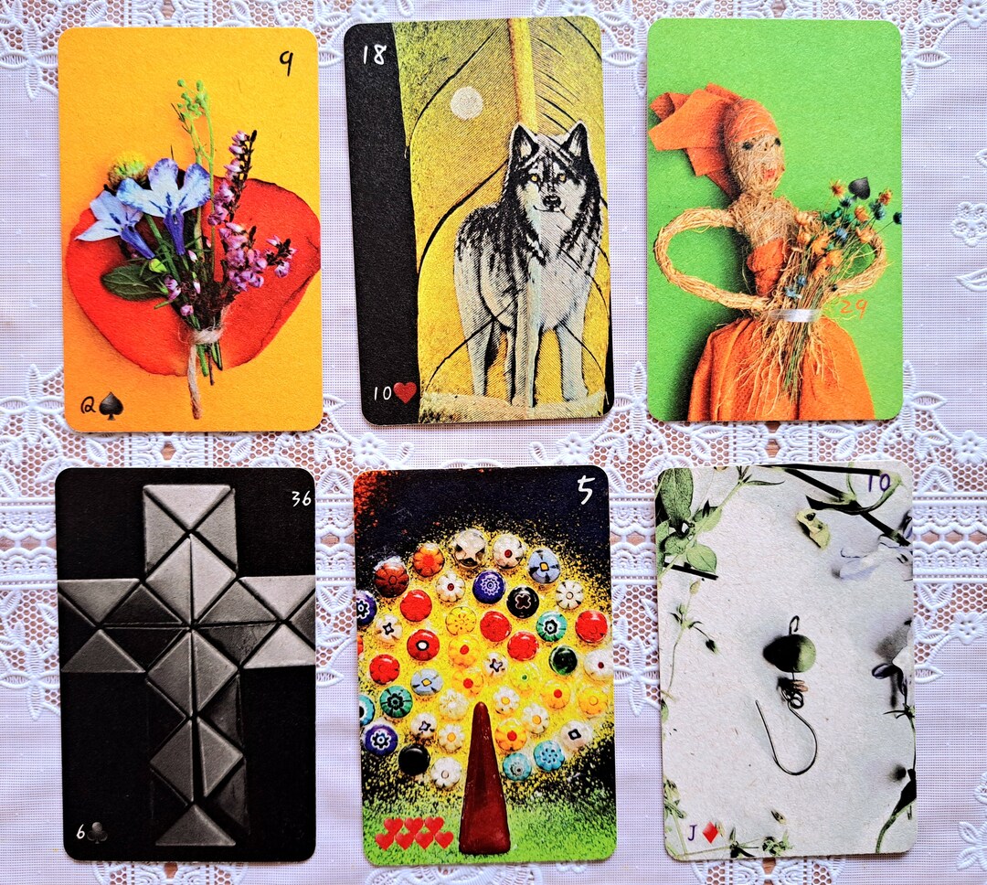 Lenormand Deck in MY Garden Colourfully Etsy