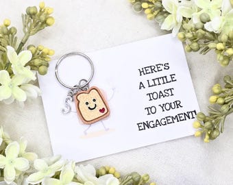 Engagement Gift A little toast to your Engagement funny Gift Engagement New Beginnings Engagement Gift Congratulations Gift