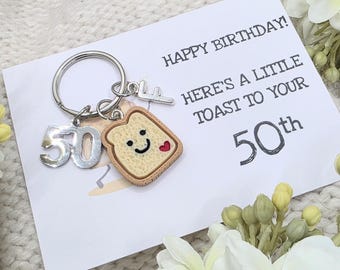 A little toast to your 50th Birthday - 50th Gift Idea