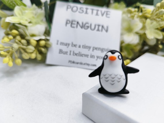 Un Petit Pingouin De Poche 2022 - Petit Pingouin De Poche - Mini Pingouin Miniature - En Verre