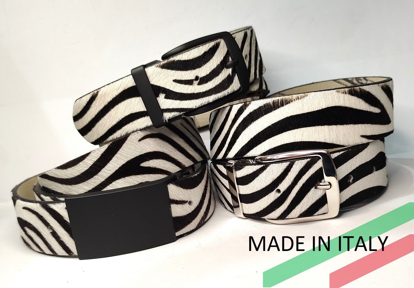 Calf Hair Belt Zebra - Etsy