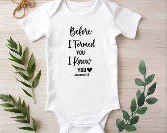 Before I Formed You I Knew You