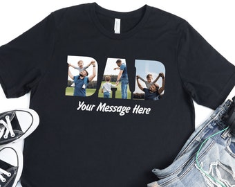 Custom Photo Dad Shirt, Father’s Day Shirt,Custom Photo Shirt For Dad, Custom Picture Gift For Dad, Grandpa Dad Gift