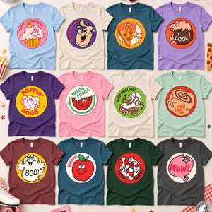 Scratch N Sniff Stickers Sweatshirt, Halloween Matching Family T-Shirt, Halloween Group Costume Shirt, Funny Halloween Party Tee