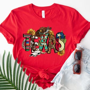 Texas Cactus Sunflowers Shirt, Texas State Shirt, Texas Lovers Shirt, Texas Home Shirt, Home State Tee, Texas Pride Tee, Texas Cowboy Tshirt image 5