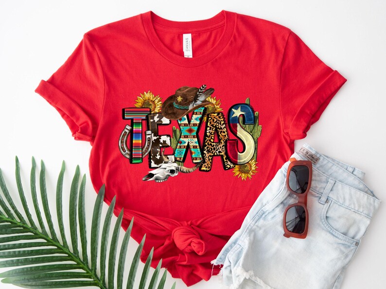 Texas Cactus Sunflowers Shirt, Texas State Shirt, Texas Lovers Shirt, Texas Home Shirt, Home State Tee, Texas Pride Tee, Texas Cowboy Tshirt image 5