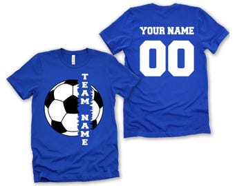 Custom Soccer Shirts, Personalized Soccer Gifts, Soccer Team Gifts, Matching Soccer Shirts, Soccer Team Shirt, Custom Soccer Player TShirt