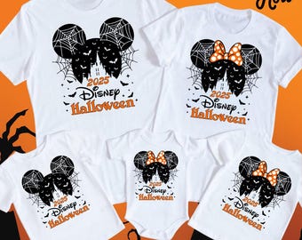 Custom Disney Halloween 2025 Shirt, Not So Scary Halloween Shirt, Disney Family Halloween Shirts, Disney Trip Shirt, Disney Halloween Shirts