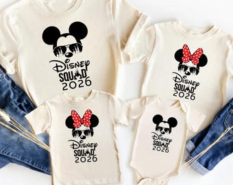 Custom Disney Fanily Trip Shirt, Disney 2026 Sweatshirt, Disney Vacation TShirt