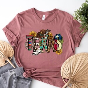Texas Cactus Sunflowers Shirt, Texas State Shirt, Texas Lovers Shirt, Texas Home Shirt, Home State Tee, Texas Pride Tee, Texas Cowboy Tshirt image 3