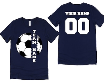 Custom Soccer Shirts, Personalized Soccer Gifts, Soccer Team Gifts, Matching Soccer Shirts, Soccer Team Shirt, Custom Soccer Player TShirt