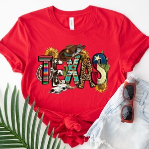 Texas Cactus Sunflowers Shirt, Texas State Shirt, Texas Lovers Shirt, Texas Home Shirt, Home State Tee, Texas Pride Tee, Texas Cowboy Tshirt image 5