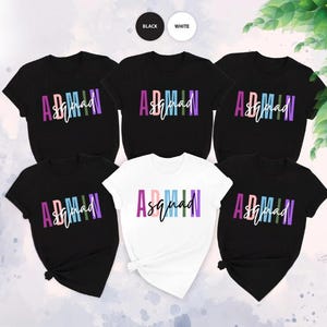 Comfort Colors® Admin Squad Shirt, Admin Squad T Shirt, Unisex Administrative Assistant Tee, Matching Staff Shirt, Office Squad Gift