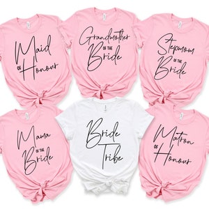 Bridesmaid Shirts, Team Bride Shirt, Bride Shirt, Bachelorette Party Shirts, Wedding Shirt, Bridal Party Shirt, Bachelorette Shirts