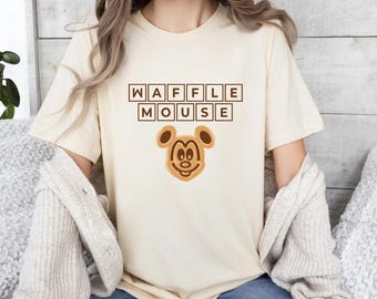 Disney Mickey Waffles Shirt, Mickey Mouse T Shirt, Chef Mickey T-Shirt,  Magic Kingdom Tee, Mickey Waffle, Mickey Shaped Food Shirt