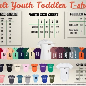 a poster showing the sizes of t - shirts