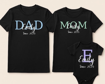 Custom Family TShirt With Their Names, Personalized Custom Family Shirt, Custom Name Shirt, Family Reunion Gift Tees, Family Together Shirt
